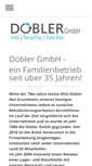 Mobile Screenshot of doebler-gmbh.com