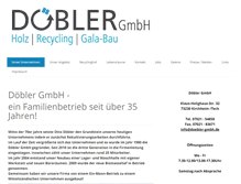 Tablet Screenshot of doebler-gmbh.com